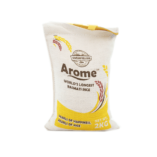 FarmFields AROME BASMATI RICE STEAM 3X 2 KG - YELLOW