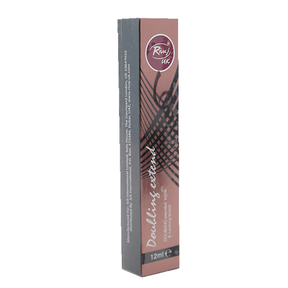 RIVAJ UK DOUBLING EXTEND BLACK MASCARA