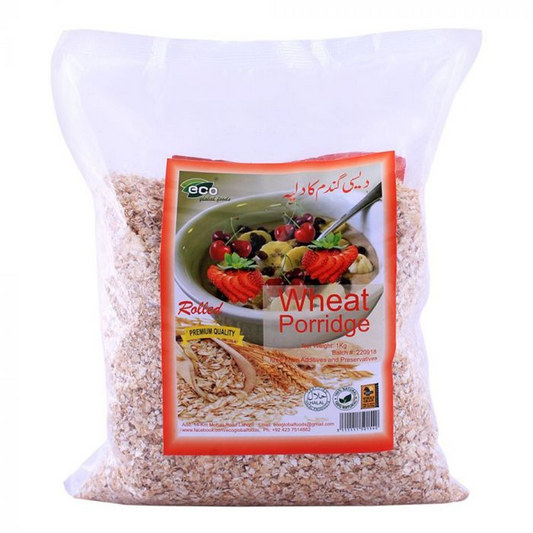 ECO ROLLED WHEAT PORRIDGE 1KG