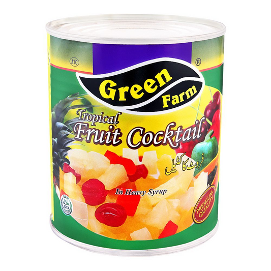 GREEN FARM FRUIT COCKTAIL TROPICAL TIN 836 GM