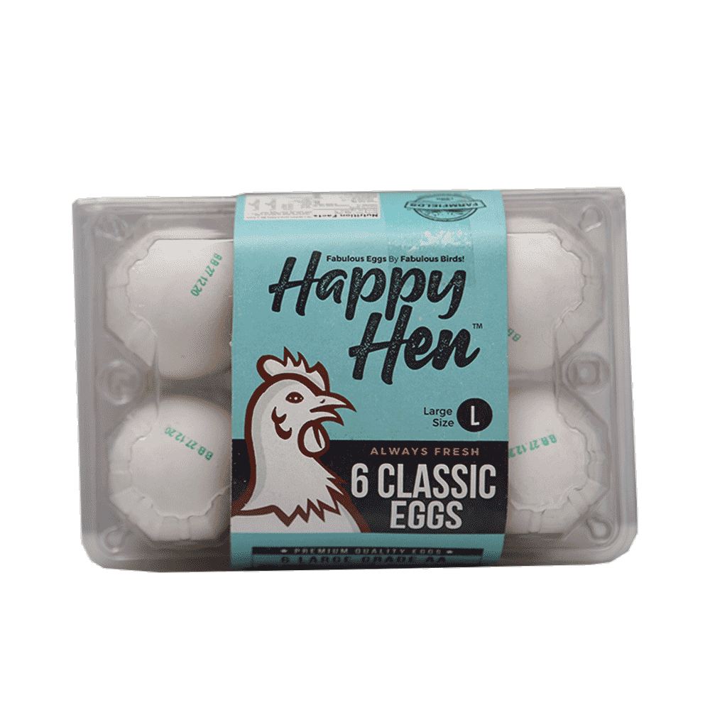 FarmFields HAPPY HEN CLASSIC EGGS 6 PCS