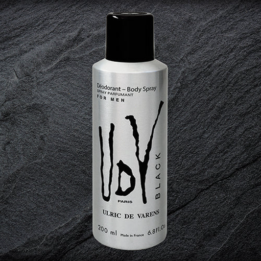 UDV DEODORANT BLACK FOR MEN 200 ML