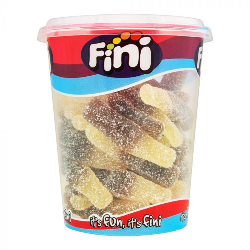 FINI JELLY SOUR COLA BOTTLES 185 GM