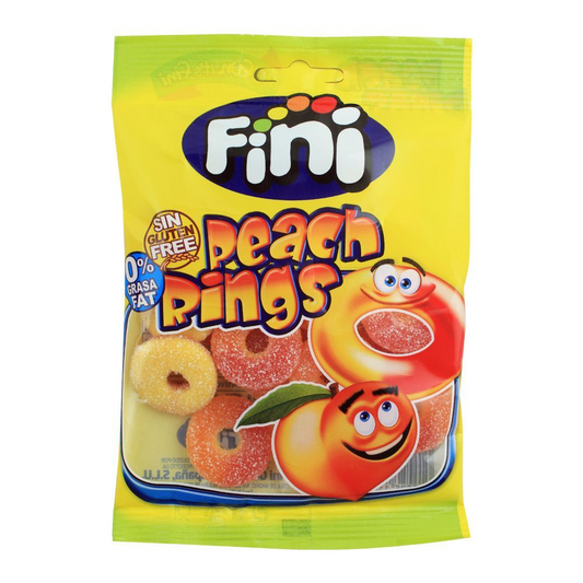 FINI JELLY PEACH RINGS 75 GM