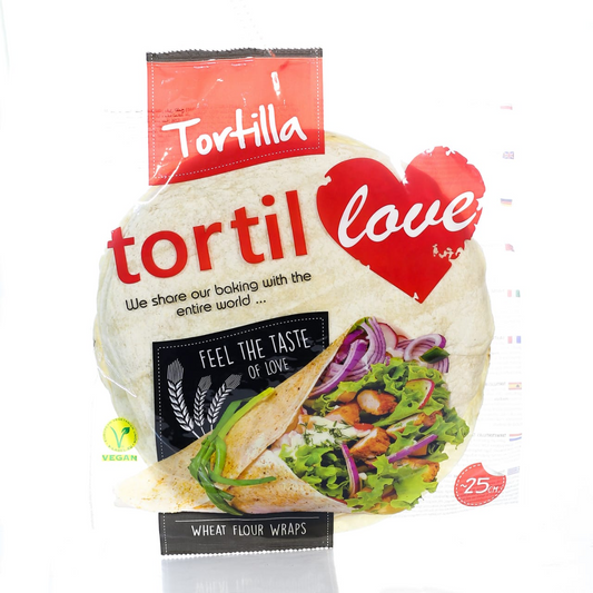 TORTILLA TORTIL WHEAT FLOUR WRAPS 25 CM 720 GM