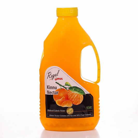 REGAL SIPRUS JUICE KINNU NECTAR BOTTLE 2 LTR