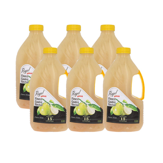 REGAL SIPRUS JUICE GUAVA NECTAR BOTTLE 2 LTR- CARTON