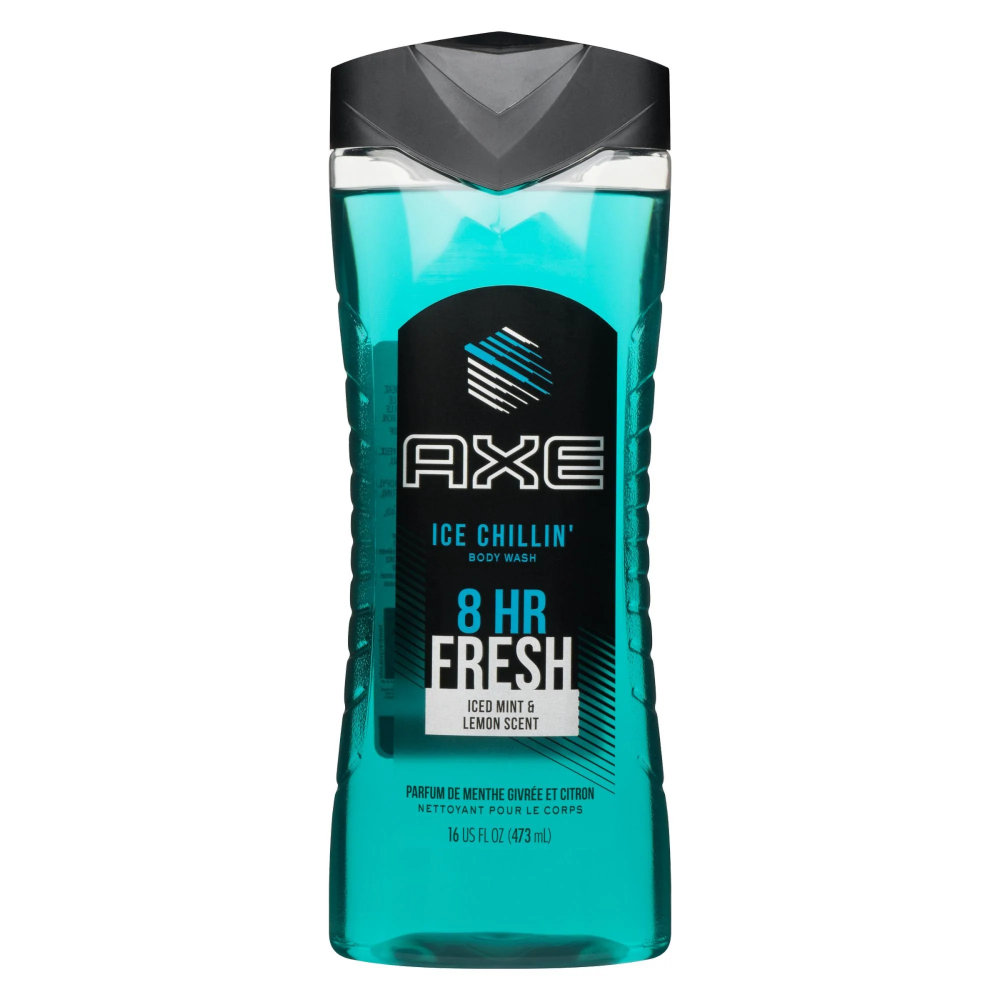 AXE BODY WASH ICE CHILLIN LEMON SCENT 473 ML