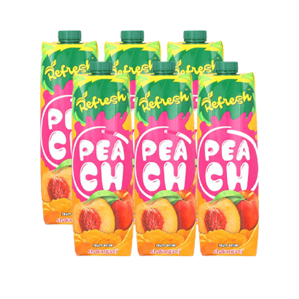 REFRESH PEACH FRUIT DRINK SHAKARGANJ 1L- CARTON