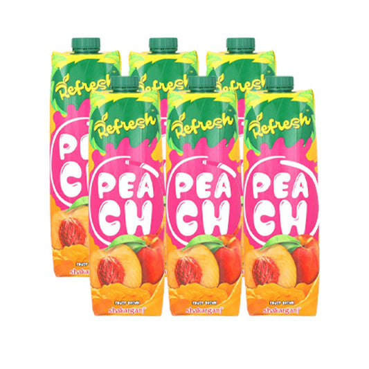 REFRESH PEACH FRUIT DRINK SHAKARGANJ 1L- CARTON