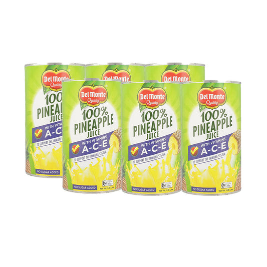 DELMONTE JUICE PINEAPPLE WITH VITAMINS A-C-E 1.36 LTR- CARTON