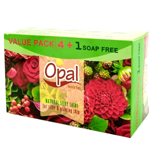 OPAL SOAP NATURAL SILKY SHINE 4+1 PACK 300 GM