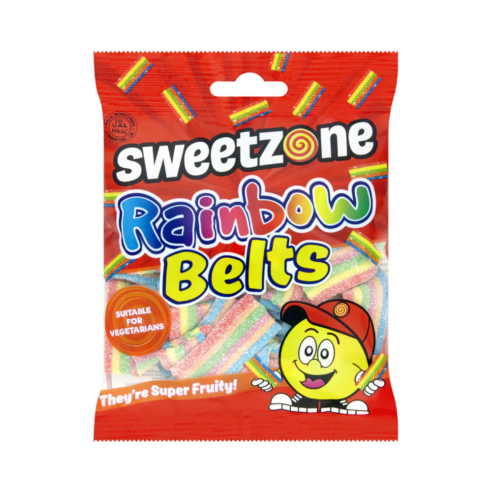 SWEETZONE RAINBOW BELTS JELLY 90 GM