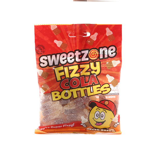 SWEETZONE FIZZY COLA BOTTLES 90 GM