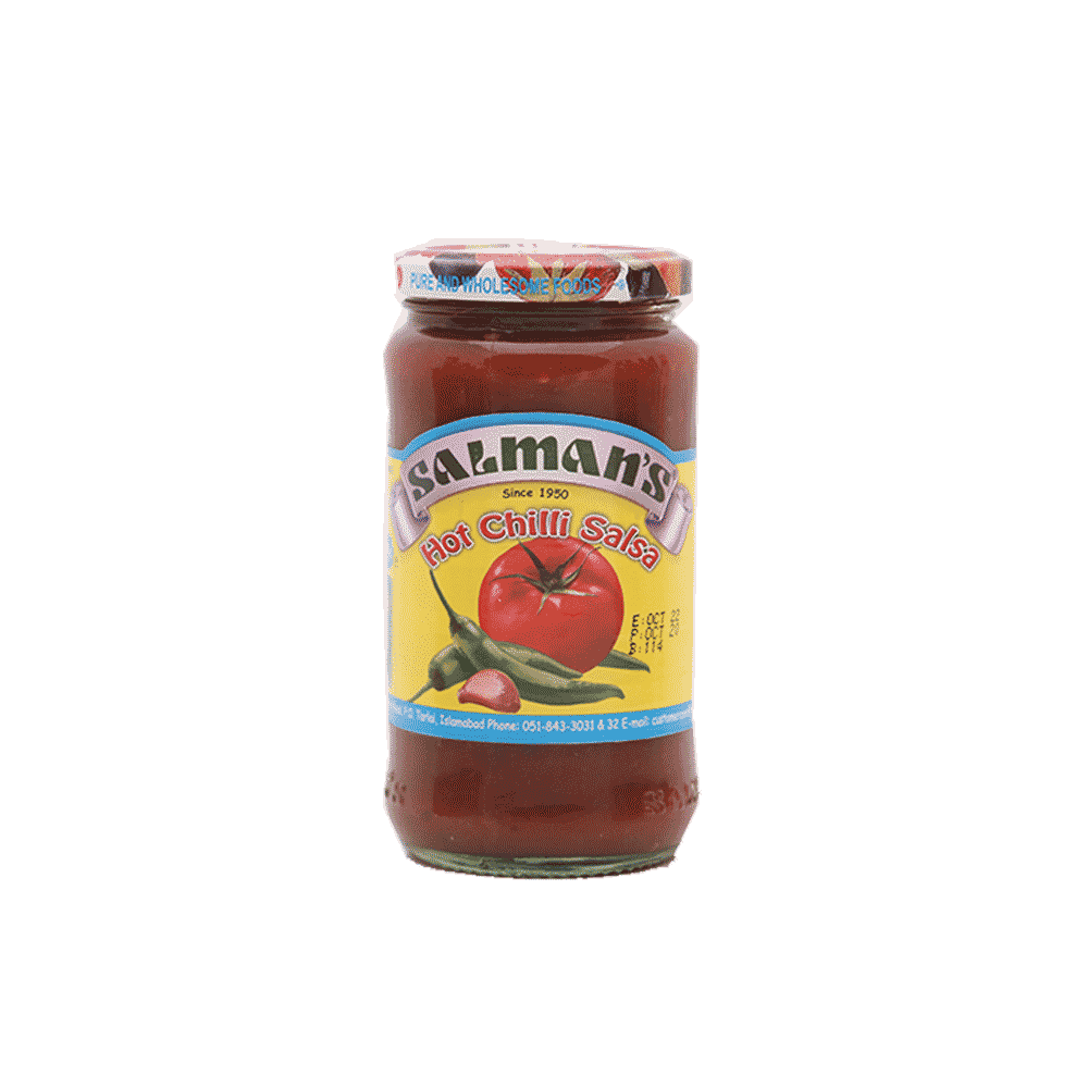 SALMANS HOT CHILLI SALSA 370 GM