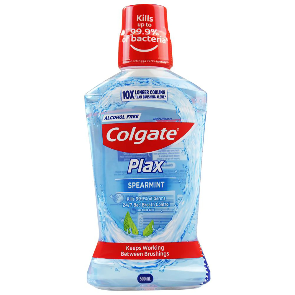 COLGATE PLAX MOUTH WASH SPEARMINT 10X 500 ML