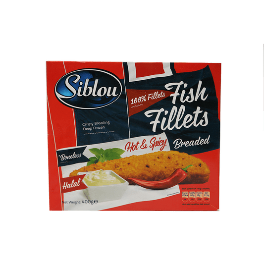 SIBLOU BREADED FISH FILLET HOT & SPICY 400 GM