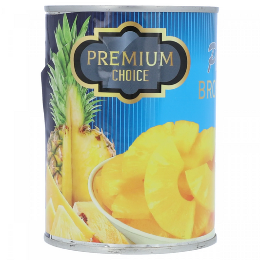 PREMIUM CHOICE PINEAPPLE SLICES IN HEAVY SYRUP 565 GM