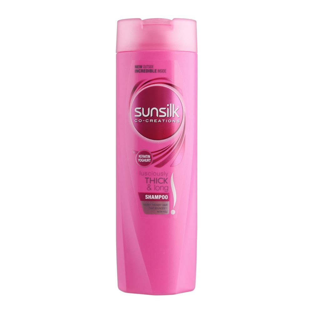 SUNSILK KERATIN YOGHURT THICK & LONG SHAMPOO 185 ML