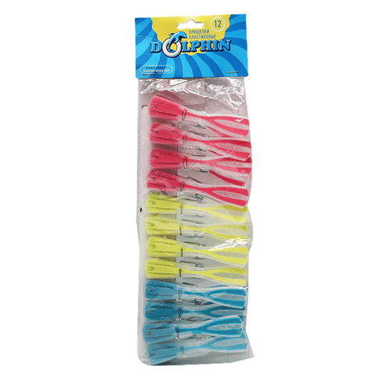 DOLPHIN CLOTH CLIP 12PC PACK IR 179