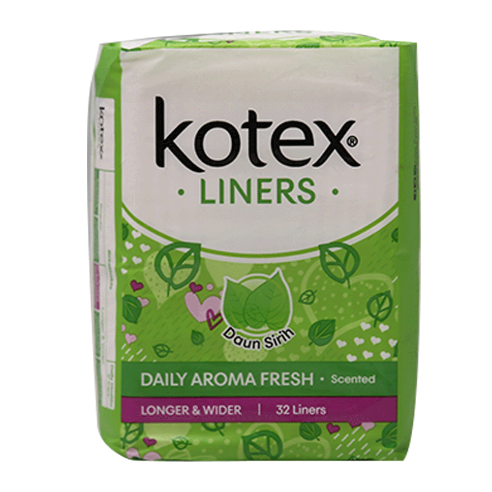 KOTEX SANITARY PADS DAILY AROMA FRESH SCENTED 32PC