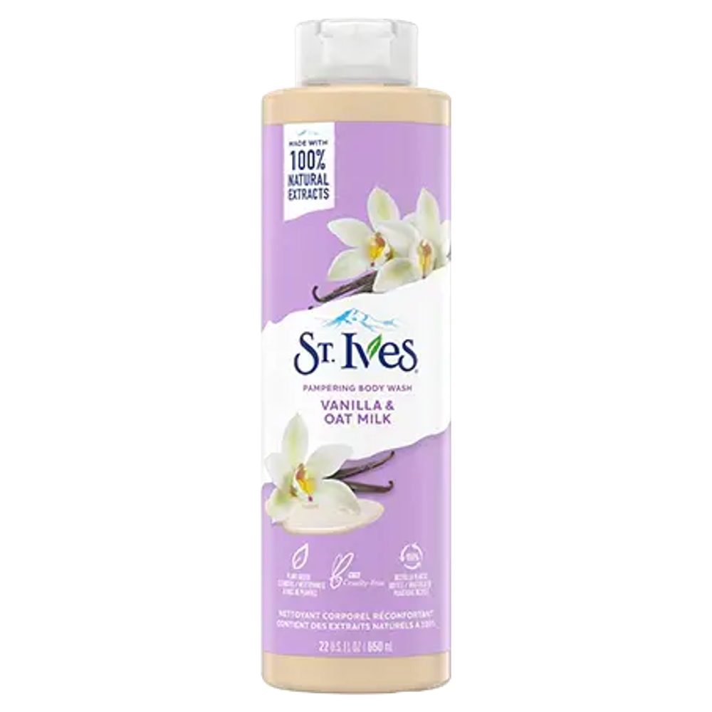 ST.IVES BODY WASH PAMPERING VANILLA & OAT MILK 650 ML