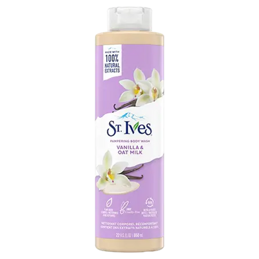 ST.IVES BODY WASH PAMPERING VANILLA & OAT MILK 650 ML