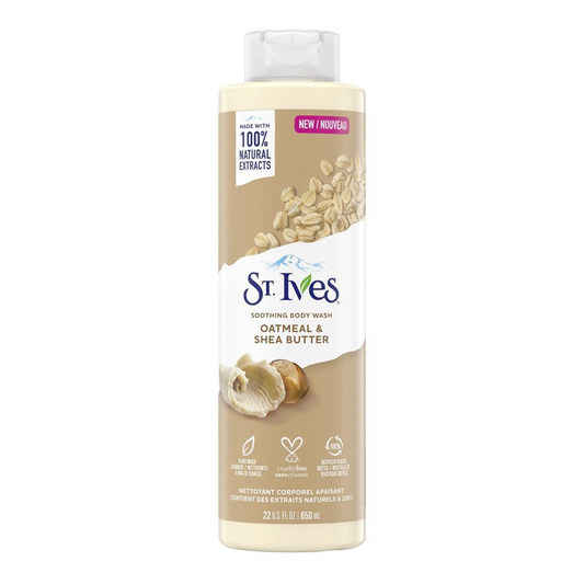 ST.IVES BODY WASH SOOTHING OATMEAL & SHEA BUTTER 650 ML