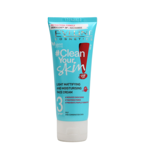 EVELINE CLEAN YOUR SKIN LIGHT MATTIFYING & MOIST. FACE CREAM