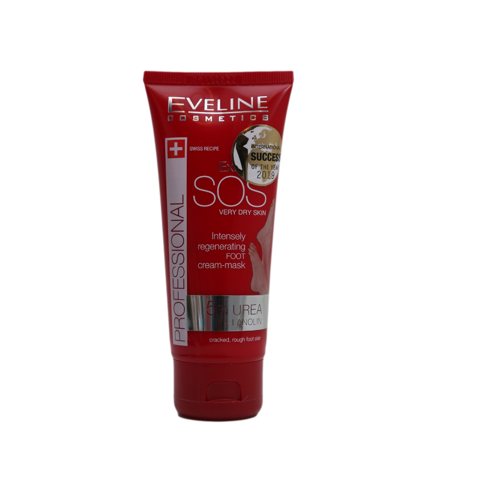 EVELINE EXTRA SOFT SOS V-DRY SKIN FOOT CREAM MASK - 100ML