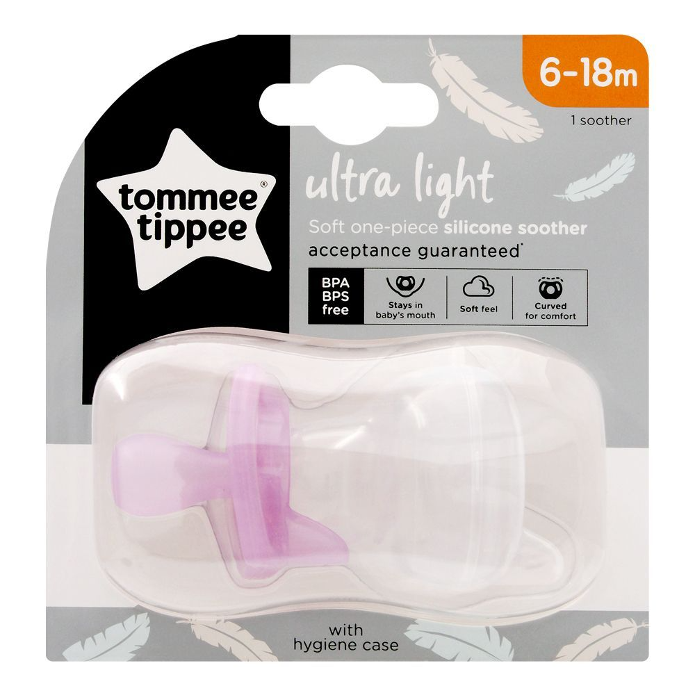 TOMME TIPPEE SILICONE SOOTHER ULTRA LIGHT 6-18M 433451/38