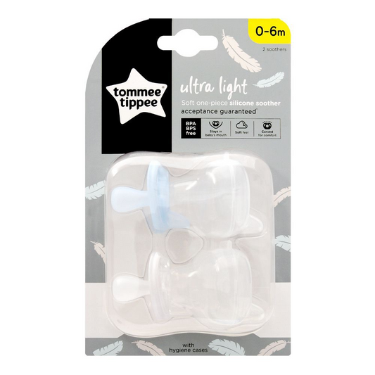 TOMME TIPPEE SILICONE SOOTHER ULTRA LIGHT 0-6M 433452/38