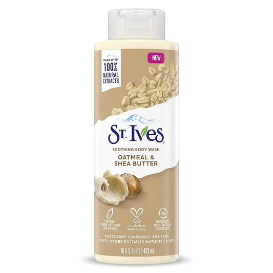 ST.IVES BODY WASH SOOTHING OATMEAL & SHEA BUTTER 473 ML