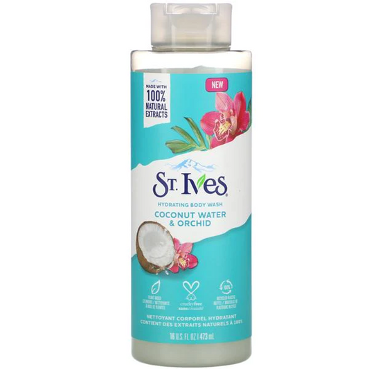 ST.IVES BODY WASH COCONUT WATER & ORCHID 473 ML