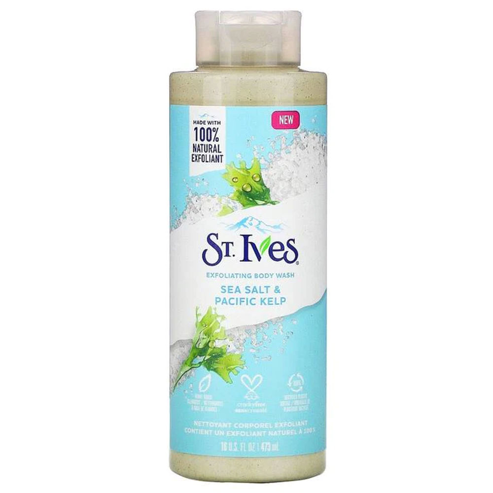 ST.IVES BODY WASH SEA SALT & PACIFIC KELP 473 ML