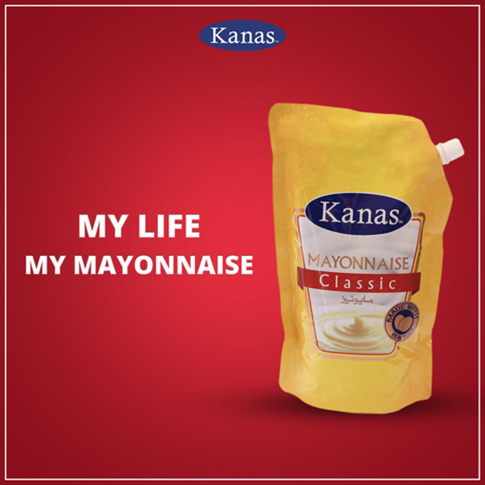 KANAS CLASSIC MAYONNAISE POUCH 500GM