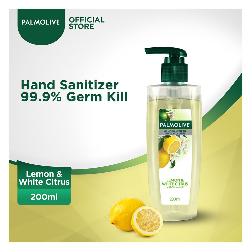 PALMOLIVE HAND SANITIZER LEMON AND WHITE CITRUS 200 ML