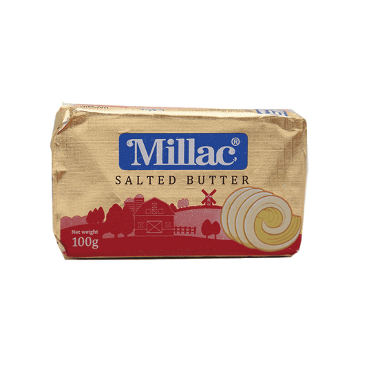 MILLAC SALTED BUTTER 100GM