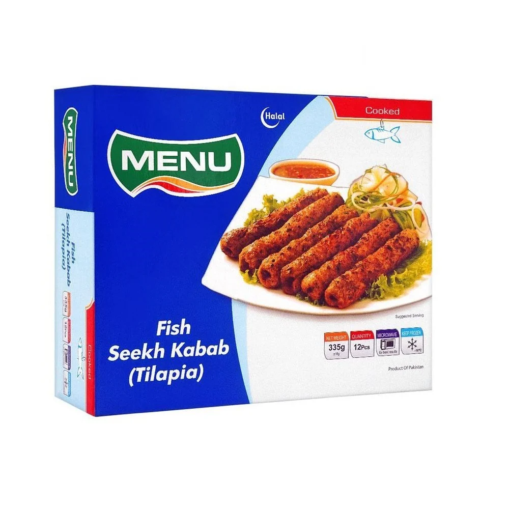 MENU FISH SEEKH KABAB 335 GM