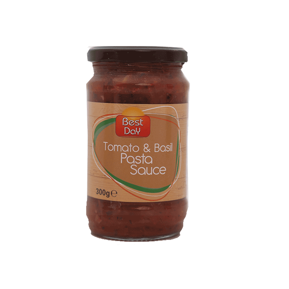 BEST DAY PASTA SAUCE TOMATO & BASIL 300 GM