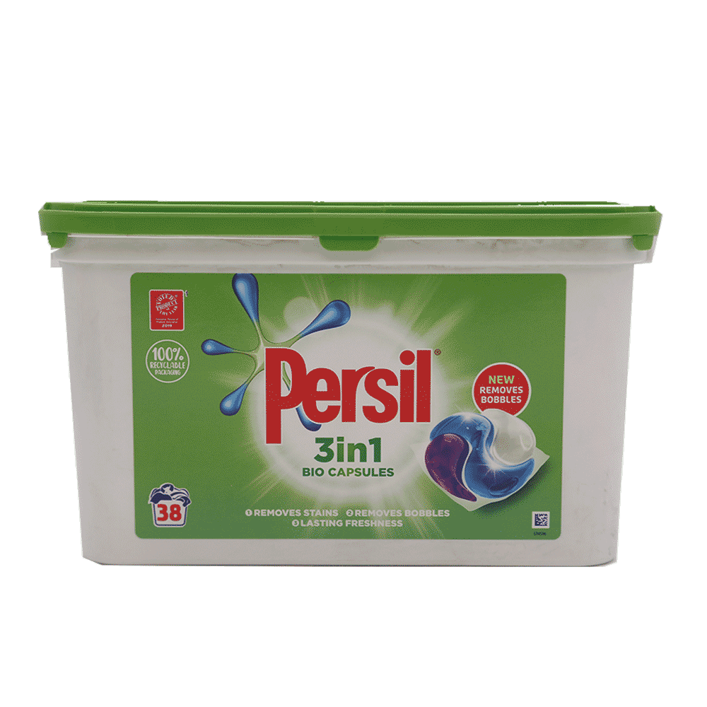 PERSIL WASHING CAPSULE BIO GREEN 3IN1 38PC 1026 GM