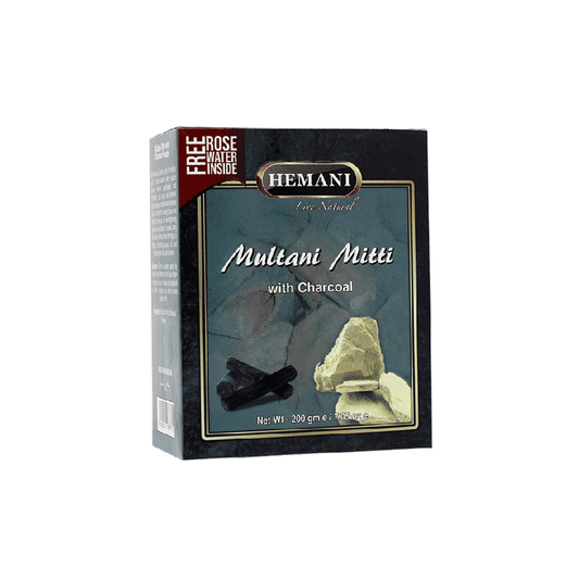 HEMANI MULTANI MITTI WITH CHARCOAL POWDER 200GM