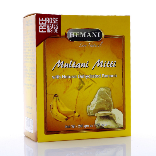 HEMANI MULTANI MITTI WITH DEHYDRATED BANANA POWDER 200GM