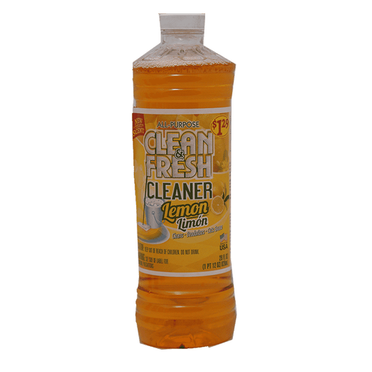 CLEAN & FRESH CLEANER ALL PURPOSE LEMON 828 ML