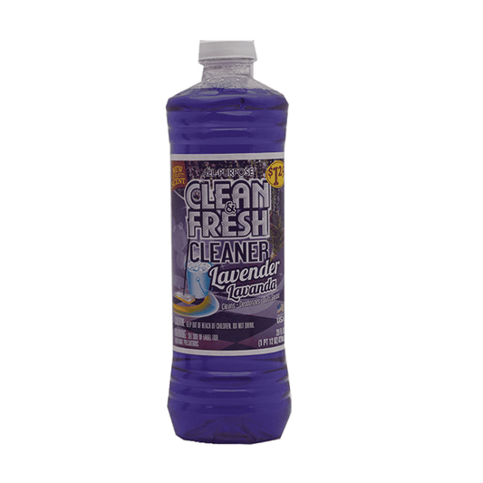 CLEAN & FRESH CLEANER ALL PURPOSE LAVENDER 828 ML