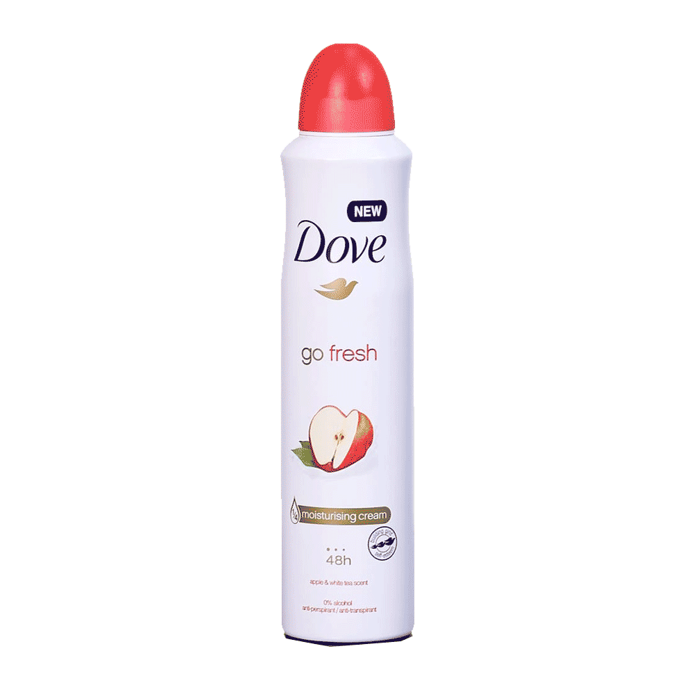 DOVE DEODORANT GO FRESH APPLE & WHITE TEA 250 ML