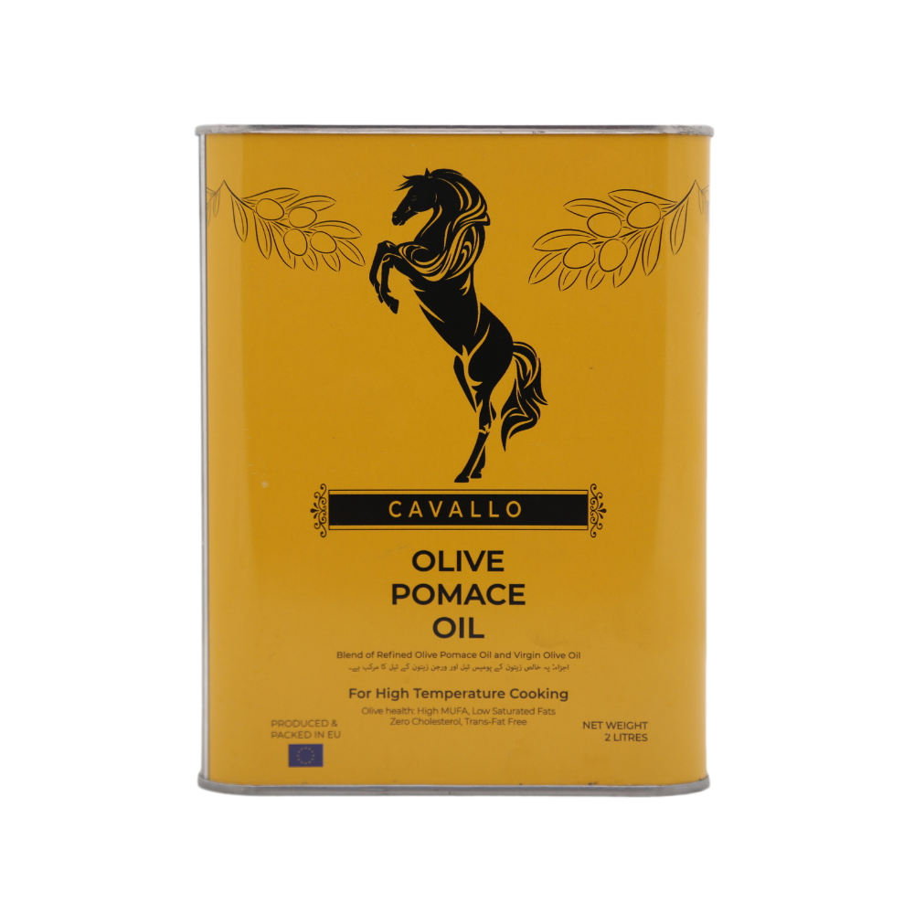 CAVALLO POMACE OLIVE OIL TIN 2 LTR