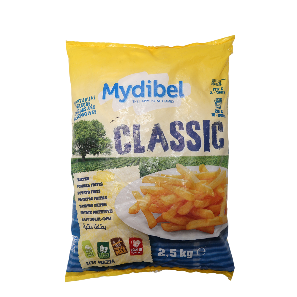 MYDIBEL FRIES CLASSIC 10X10 BAG 2.5KG