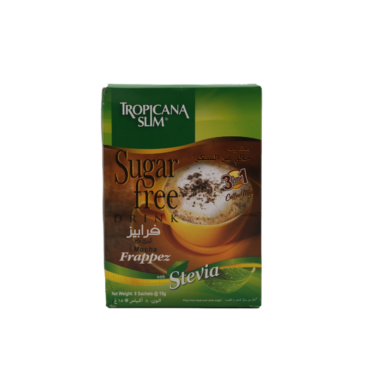 TROPICANA SLIM COFFEE MIX MOCHA FRAPPEZ 8PC 120 GM