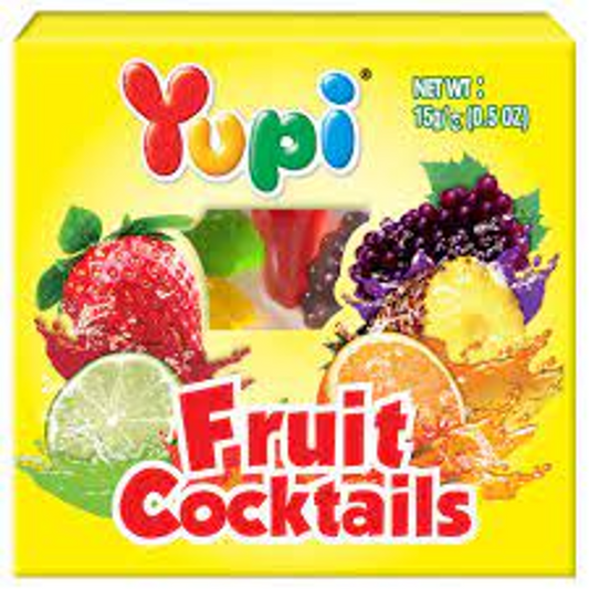 YUPI JELLY FRUIT COCKTAIL 7PC PACK 30 GM